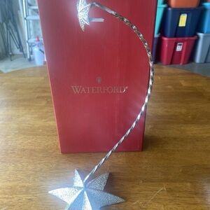 Waterford Crystal Christmas Ornament Display Stand NEW IN BOX